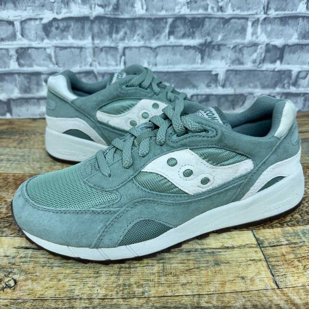 Saucony Shadow 6000 Aqua Green Grey SALES SAMPLE S70441-79 Mens Size 9 New Rare